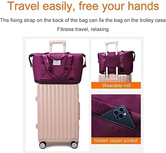 Folding travel bag